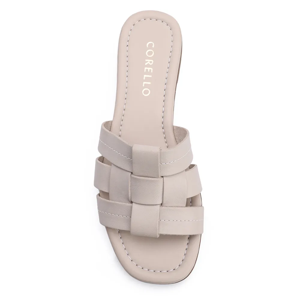 Rasteirinha Couro Off White - imagem 5