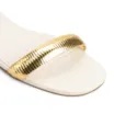 Rasteirinha Couro Off White/Alt Dourado - imagem 6