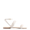 Rasteirinha Couro Off White/Ráfia Natural - imagem 2