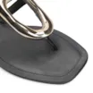 Rasteirinha Couro Preto - imagem 6