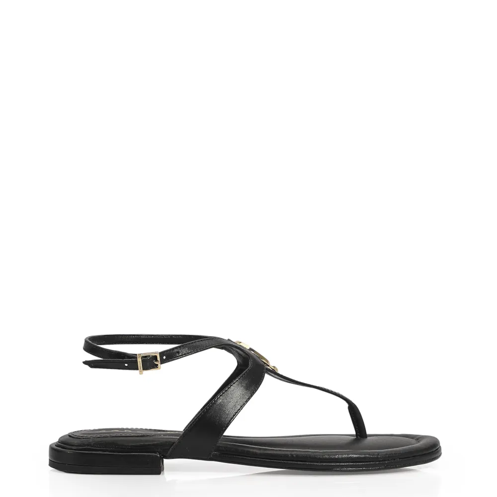 Rasteirinha Couro Preto - imagem 3