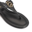 Rasteirinha Couro Preto - imagem 7