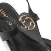 Rasteirinha Couro Preto - imagem 8