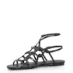 Rasteirinha Couro Preto - imagem 5