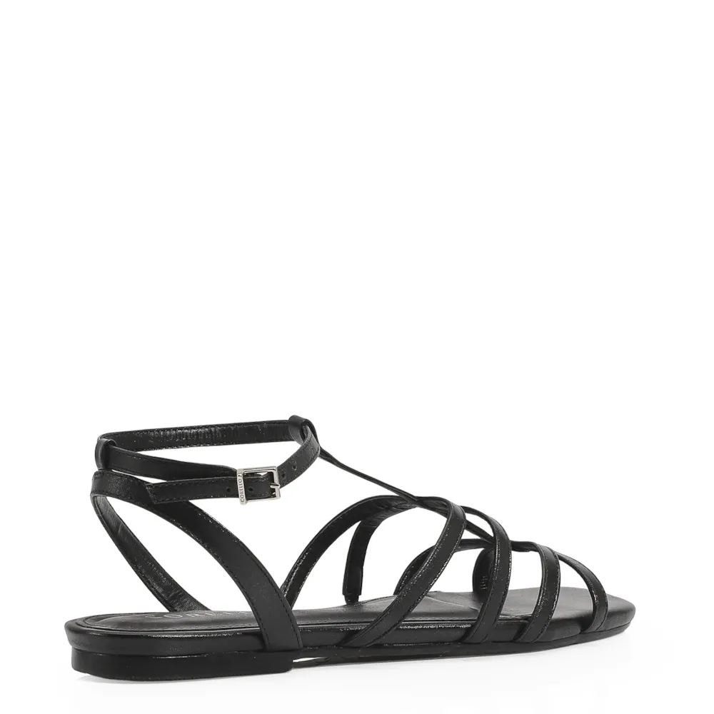 Rasteirinha Couro Preto - imagem 4