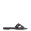 Rasteirinha Couro Preto - imagem 3