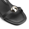Rasteirinha Couro Preto - imagem 6