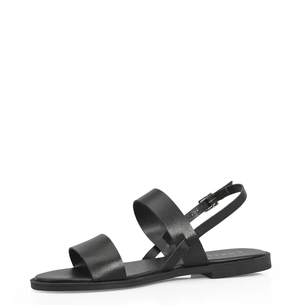 Rasteirinha Couro Preto - imagem 4