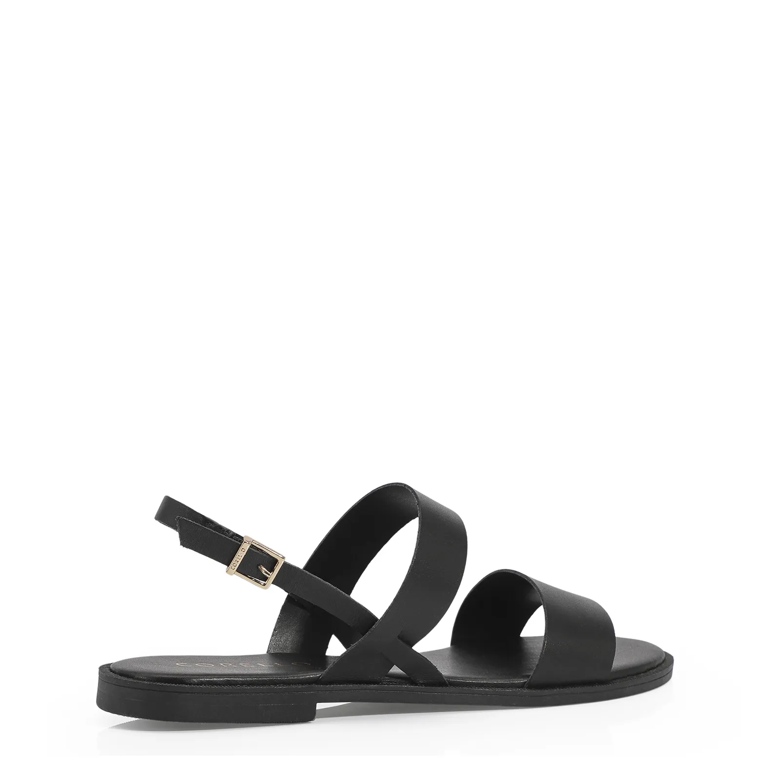Rasteirinha Couro Preto
