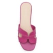 Rasteirinha Couro Rosa - imagem 5