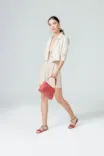 Rasteirinha Couro Rosa - imagem 9
