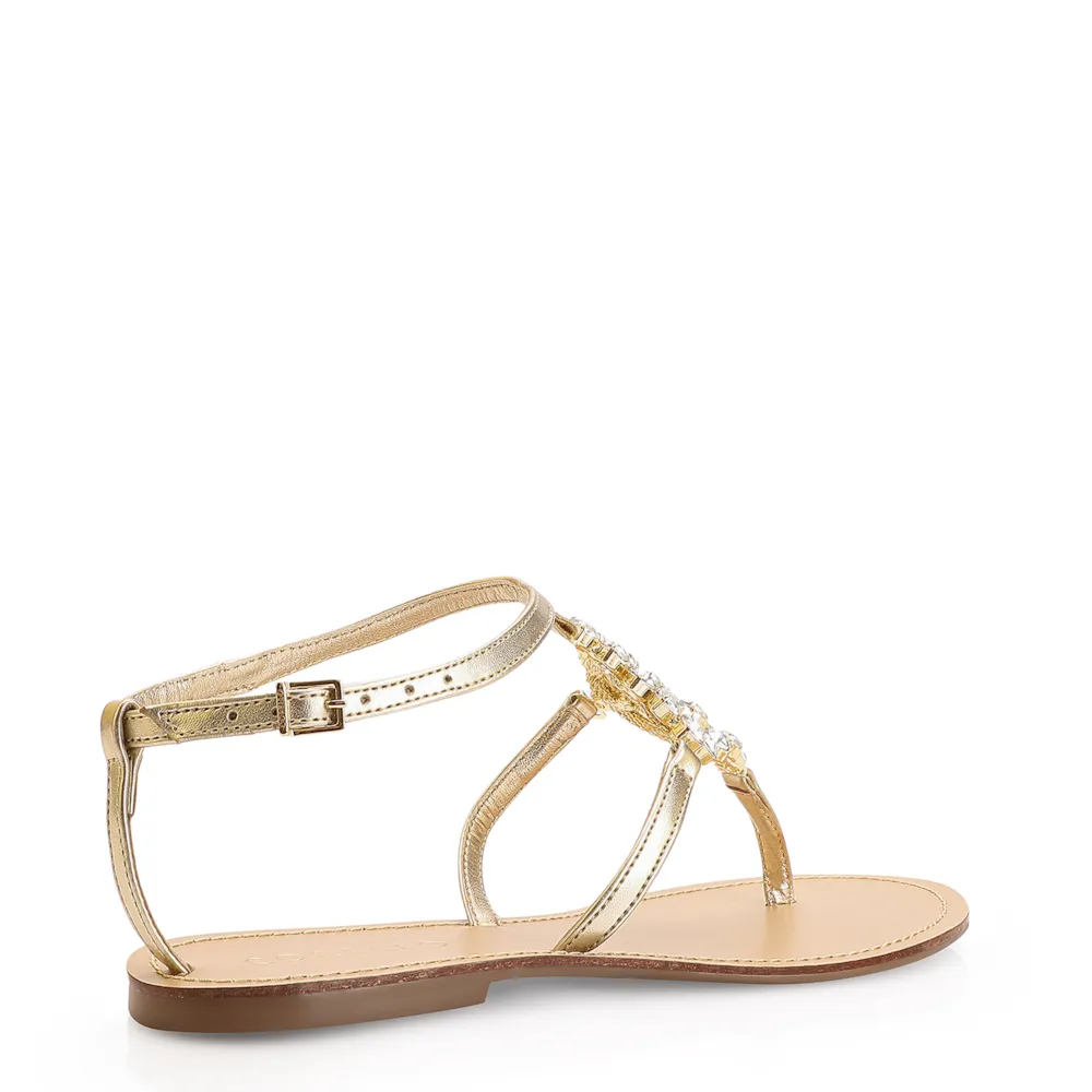 Rasteirinha Cristal Alt Dourado - imagem 3