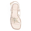 Rasteirinha Estrela Do Mar Couro Off White - imagem 6