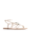 Rasteirinha Estrela Do Mar Couro Off White - imagem 1
