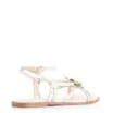Rasteirinha Estrela Do Mar Couro Off White - imagem 4