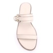 Rasteirinha Fivela Couro Off White - imagem 6