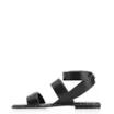 Rasteirinha Fivelas Couro Preto - imagem 4