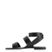 Rasteirinha Fivelas Couro Preto - imagem 4