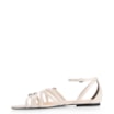 Rasteirinha Fivelas Verniz Off White - imagem 5