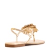 Rasteirinha Flor Couro Dourado/Alt Dourado - imagem 3