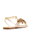 Rasteirinha Flor Couro Dourado/Alt Dourado - imagem 4