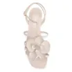 Rasteirinha Flor Couro Off White - imagem 5