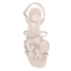 Rasteirinha Flor Couro Off White - imagem 5