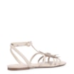 Rasteirinha Flor Couro Off White - imagem 3