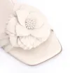 Rasteirinha Flor Couro Off White/Alt Off White - imagem 6