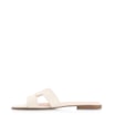 Rasteirinha Geometric Couro Off White - imagem 4