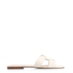 Rasteirinha Geometric Couro Off White - imagem 2