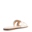 Rasteirinha Geometric Couro Off White - imagem 3