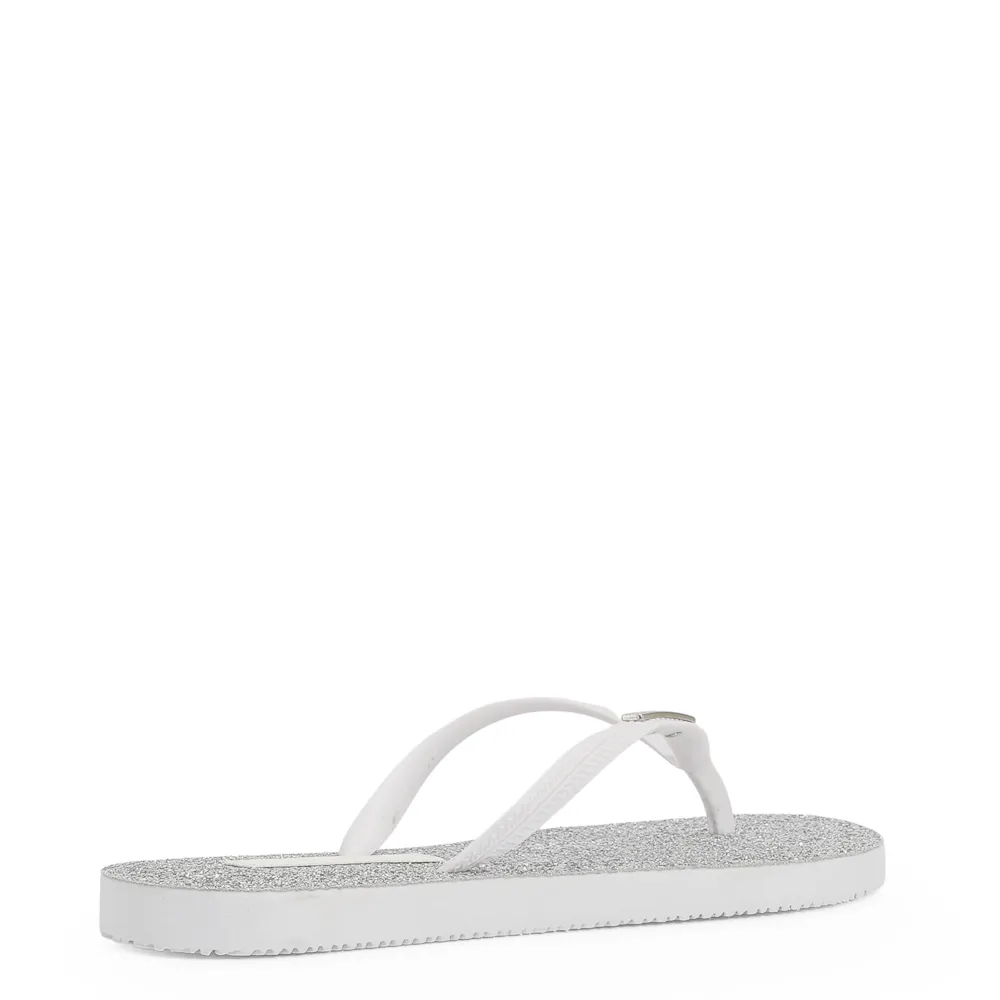Rasteirinha Glitter Branco - imagem 3