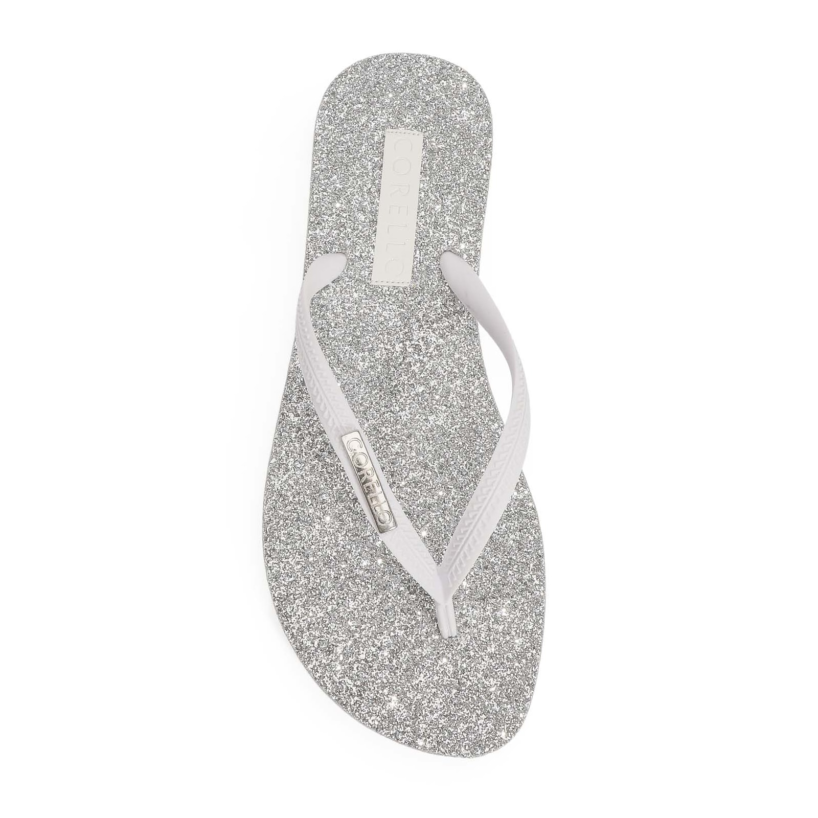 Rasteirinha Glitter Branco
