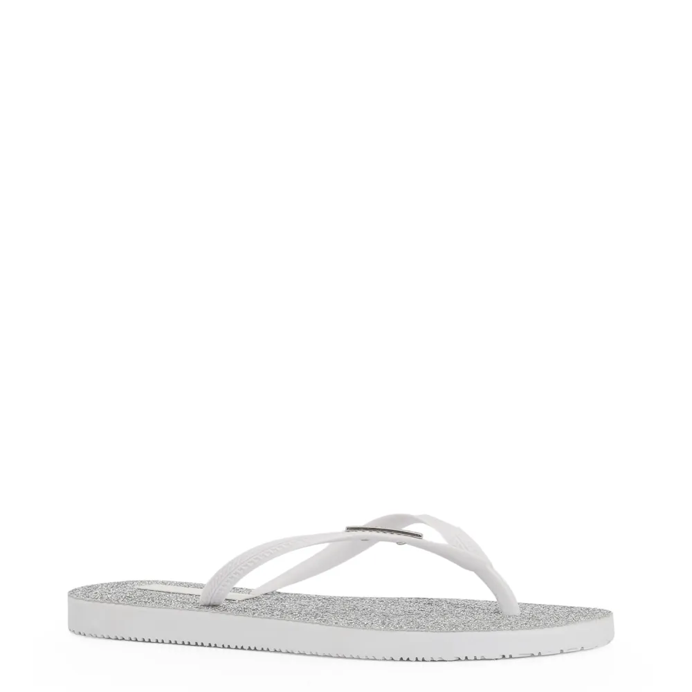 Rasteirinha Glitter Branco