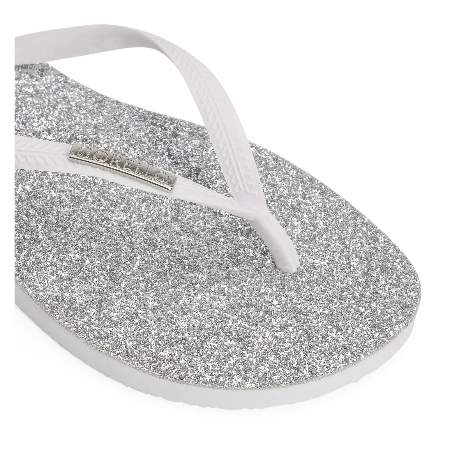 Rasteirinha Glitter Branco