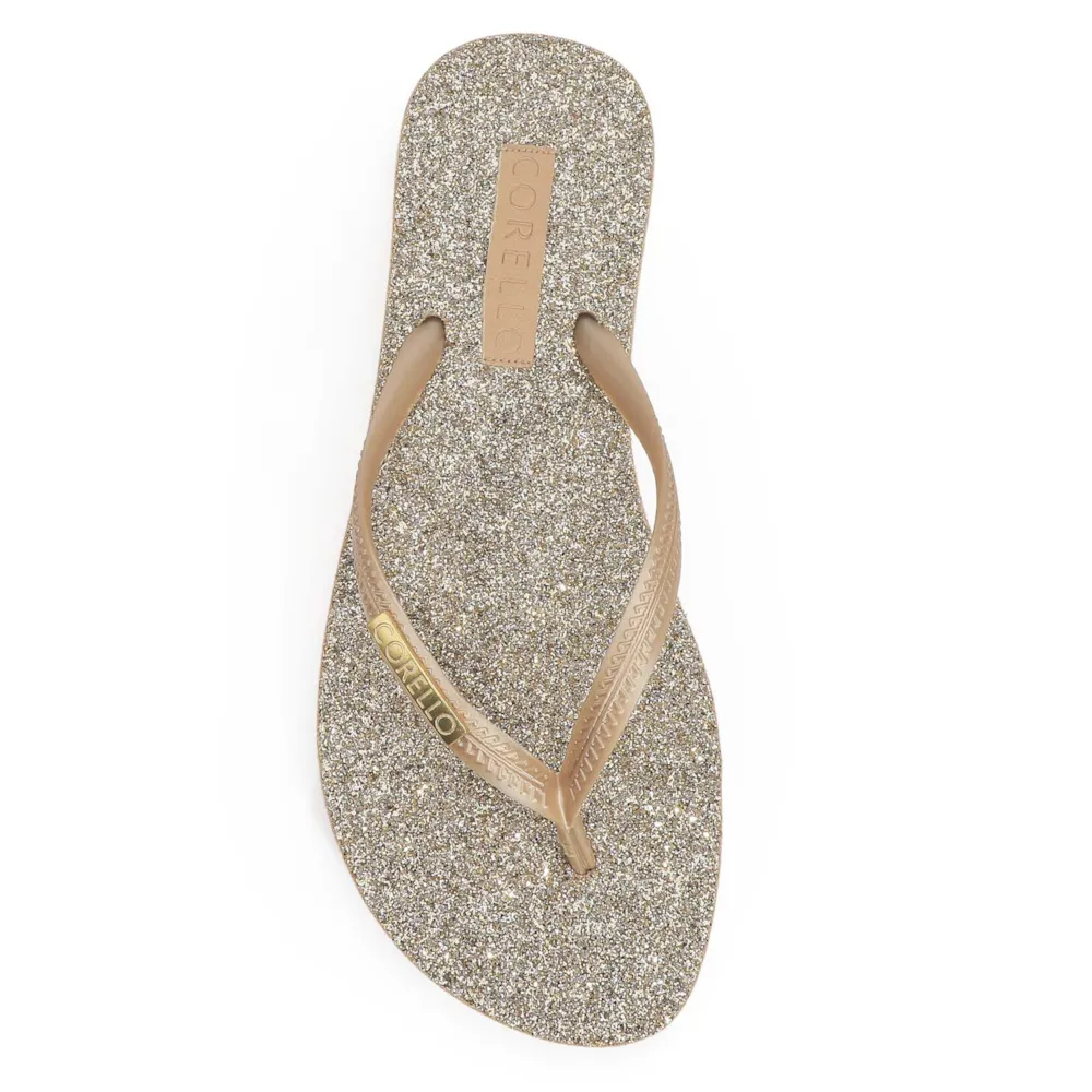 Rasteirinha Glitter Dourado - imagem 5