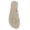 Rasteirinha Glitter Dourado - imagem 5