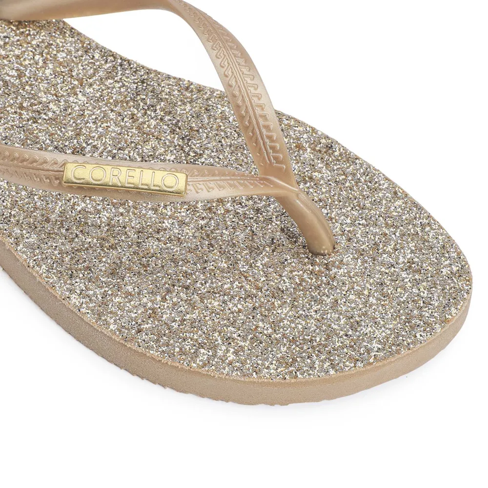 Rasteirinha Glitter Dourado - imagem 6
