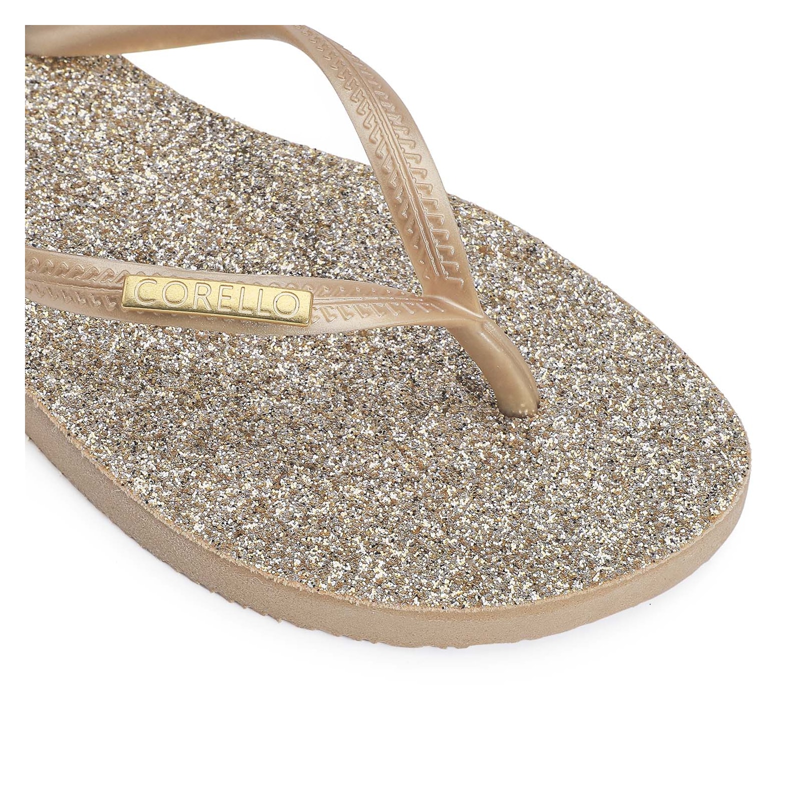 Rasteirinha Glitter Dourado