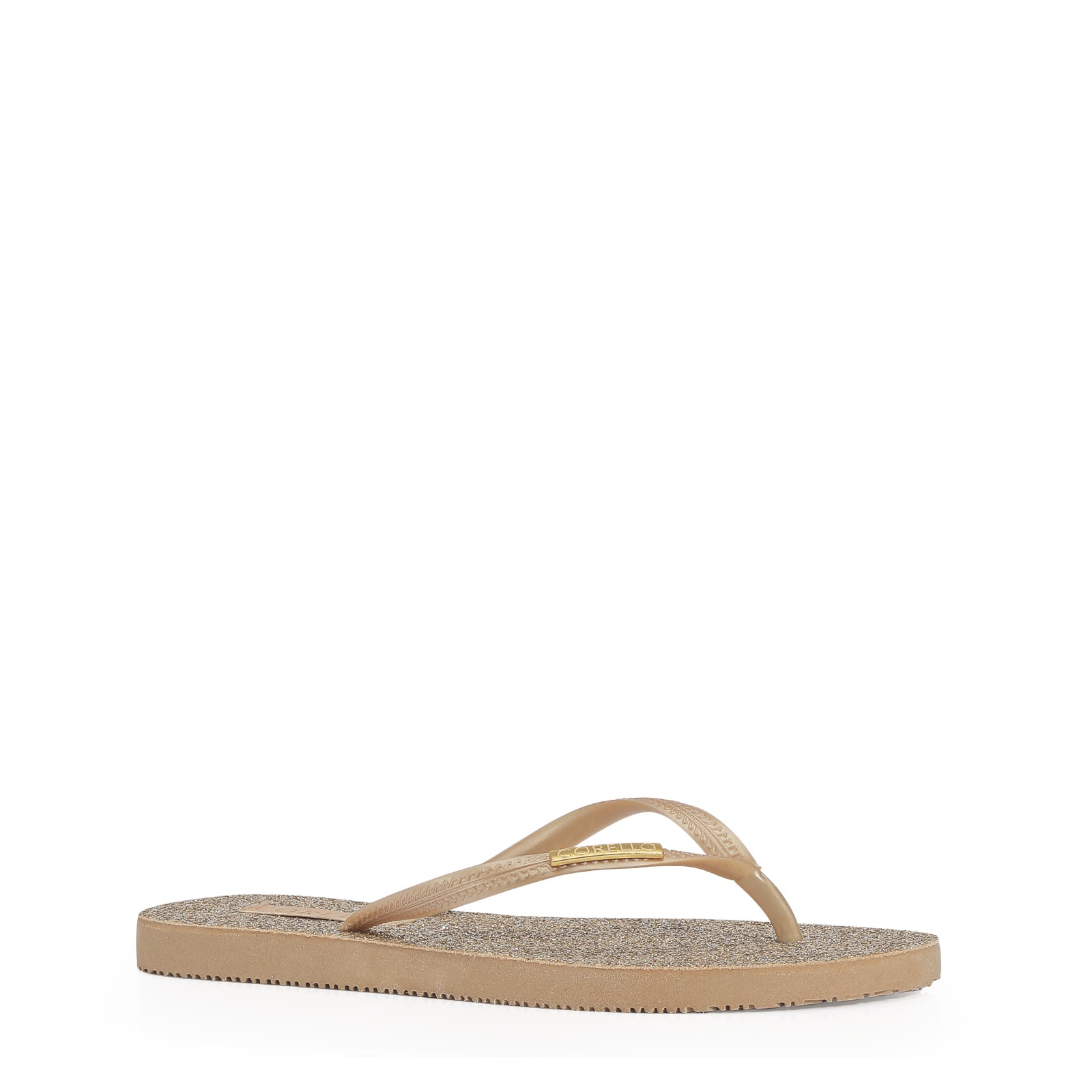 Rasteirinha Glitter Dourado