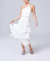 Rasteirinha Jeans Monograma / Couro Off White - imagem 8