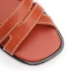 Rasteirinha Laranja Couro Antique Tira Tornozelo - imagem 6