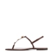Rasteirinha Marrom Alt Croco Pedras - imagem 4