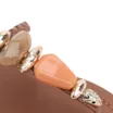 Rasteirinha Marrom Claro Alt Pedras Centrais - imagem 6