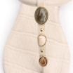 Rasteirinha Off White Alt Croco Pedras - imagem 7