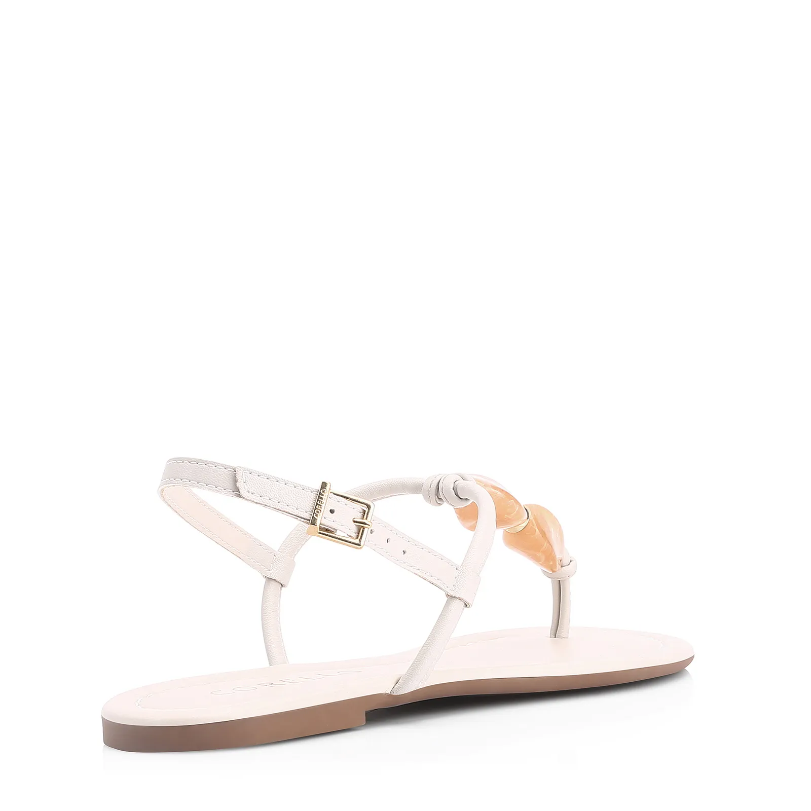 Rasteirinha Off White Alt Pedras
