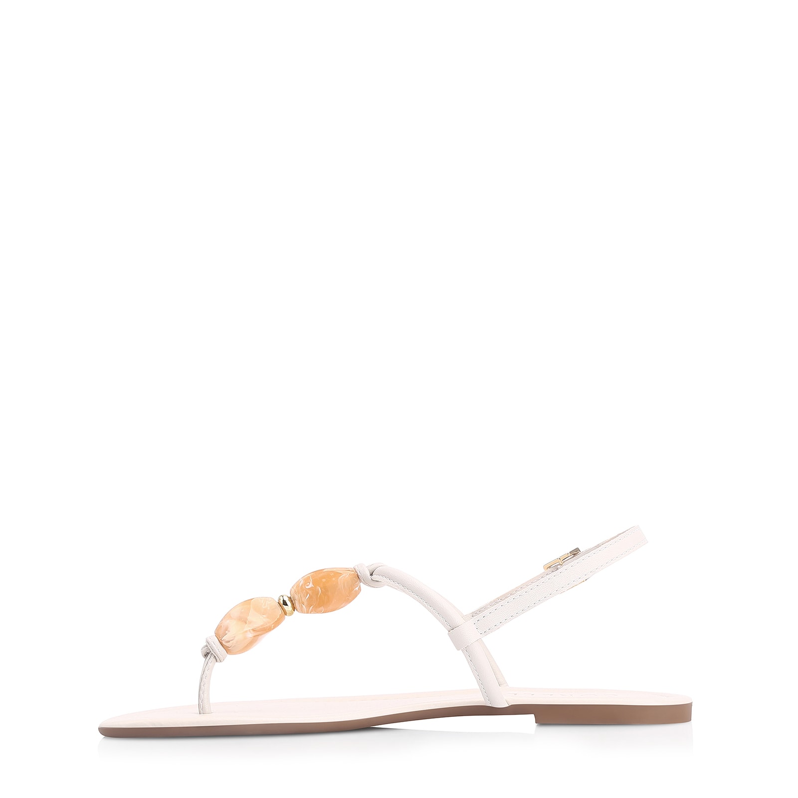 Rasteirinha Off White Alt Pedras