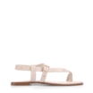 Rasteirinha Off White Couro Antique Ilhos Dourados - imagem 2