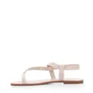 Rasteirinha Off White Couro Antique Ilhos Dourados - imagem 4